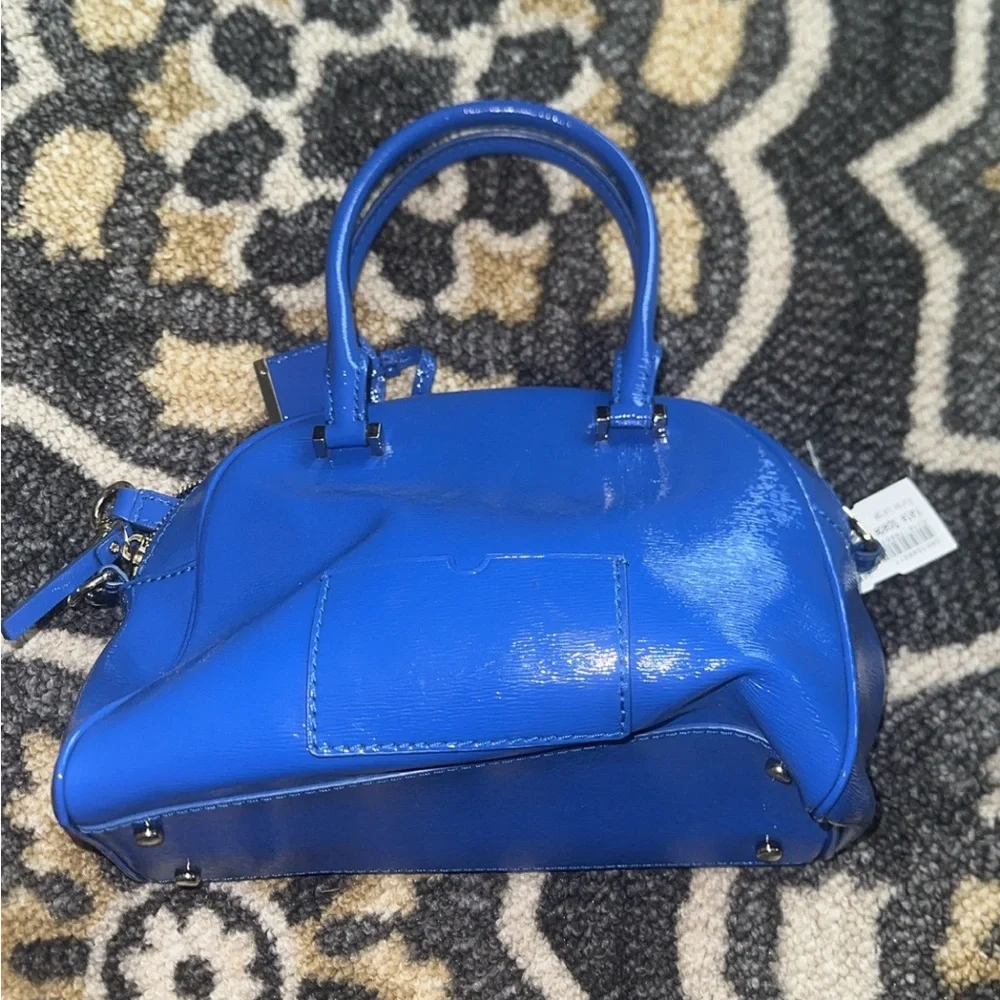 kate spade New York Electric Blue Patent Satchel
